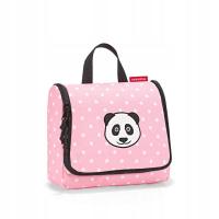 Kosmetyczka toiletbag kids panda dots pink, Reisenthel