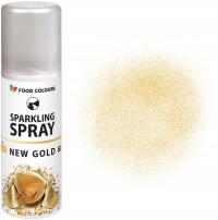 Пищевой краситель злотый спрей пыльца съедобные пищевые цвета золото 50мл