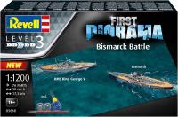 Model do sklejania Revell Bismarck Battle Diorama