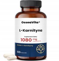 L-KARNITYNA 1080 MG Spalacz Tłuszczu Odchudzanie 100 KAPSUŁEK METABOLIZM
