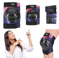 Zestaw Ochraniaczy Ochraniacze Na Rolki Dla Dorosłych Rozmiar L NILS