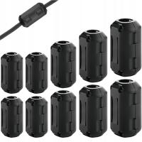 10x анти-помех фильтр светодиодный радио шум аттенюатор RFI EMI 3/5/7/9/13 мм