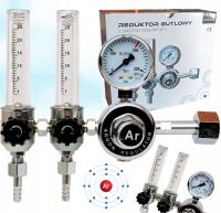 РЕДУКТОР ГАЗА АРГОНА CO2 РЕДУКТОРА ЦИЛИНДРА МАГНУМА С ДВУМЯ РОТАМЕТРАМИ