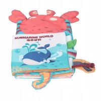 Książki z tkaniny dla niemowląt Wczesna edukacja interaktywna QK