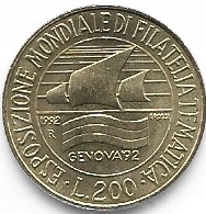 Italia 200 lira 1992