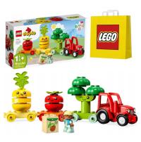 KLOCKI LEGO | DUPLO 10982 TRAKTOR Z WARZYWAMI I OWOCAMI ZABAWKI EDU + TORBA