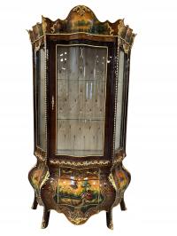 Brązowa witryna – Z OBRAZEM w stylu barokowym