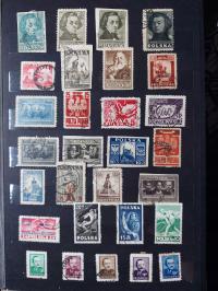 POLSKA LATA 40-TE ZBIÓR 1 - kasowane RARYTAS