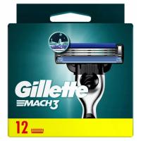 GILLETTE MACH3 12 SZT DLA MĘŻCZYZN WKŁAD DO MASZYNKI