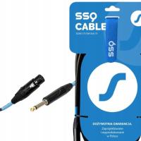 Kabel XLR - jack 6,3 mm SSQ XZJM1 1 m