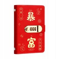 Segregator oszczędzający pieniądze Organizer na pieniądze Zbieranie pieniędzy Kreatywny prezent z czerwonym