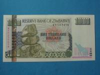 Зимбабве банкнота 1000 Dollars 2003 UNC P-12 слоны