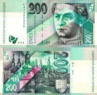 # SŁOWACJA - 200 KORON - 2002 - P-41 - AU