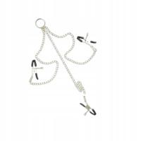 ЗАЖИМЫ БДСМ, ЗАЖИМЫ С ЦЕПОЧКОЙ ДЛЯ СОСКОВ КЛИТОРА