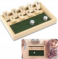 Gra logiczna zamknij pudełko Drewniana