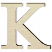 деревянная буква буква К.М 10см