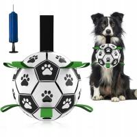 Прочный футбольный мяч для собак игрушка насос