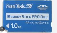 MEMORY STICK PRO- DUO SANDISK 1 GB