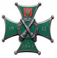 Odznaka 5 Brygada Artylerii Armat WP III RP
