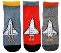 YO SKARPETKI ABS 3-PACK BAWEŁNA rakieta 17/19 XS5D