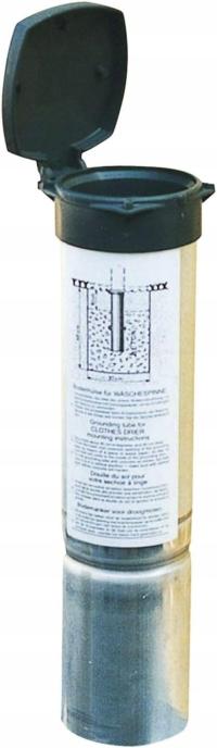 Aluminiowa tuleja podłogowa Juwel Ø55 mm, wodoodporna, do suszarki