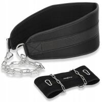 ПОЯС ВЕСА КУЛЬТУРИЗМА С ЦЕПЬЮ ПОЯСА ПОГРУЖЕНИЯ СИЛЬНЫМ ДЛЯ ПОДТЯГИВАТЬ