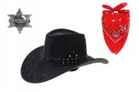 Ковбойский набор шерифа маскировка шляпа бандана кантри Звезда Западный