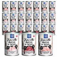 WAFI влажный корм для кошек кусочки в соусе 24X415G 75% мяса в куске