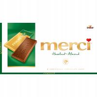 Czekolada mleczna ORZECHOWA-MIGDAŁOWA Merci 100 g