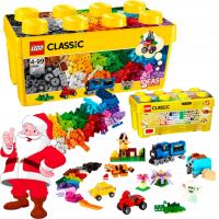 LEGO CLASSIC КРЕАТИВНЫЕ СТРОИТЕЛЬНЫЕ БЛОКИ БОЛЬШОЙ НАБОР КИРПИЧЕЙ СРЕДНЯЯ КОРОБКА 484 EL.