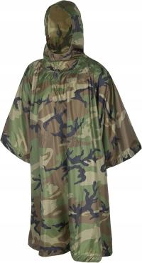 Poncho Helikon-Tex U.S. Model US HELIKON Woodland PO-MUS-PO-03 Uniwersalne