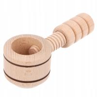 Drewniany DZIADEK DO ORZECHÓW ekologiczny ŚRUBA