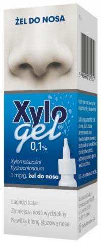 Xylogel 0,1% żel do nosa na katar w sprayu 10 g