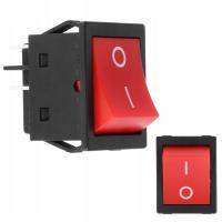 КУЛИСНЫЙ ПЕРЕКЛЮЧАТЕЛЬ КРАСНЫЙ ВКЛ / ВЫКЛ 4-КОНТАКТНЫЙ 30A IP65