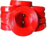 Żyłka budowlana 100 mb - 10 sztuk czerwona - Polska