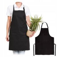 Фартук черный регулируемый шеф-повар гастрономический официант Польша PRODUKC