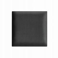 Panel ścienny 30 x 30 cm tapicerowany 3D Wezgłowie grafitowe
