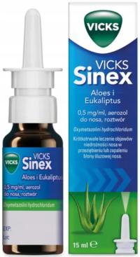 Vicks Sinex Aloes i Eukaliptus aerozol 15 ml