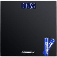 Электронные стеклянные ЖК-весы для ванной комнаты 180 кг Grundig 2x AAA батареи