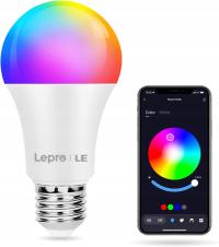 Żarówka LED smart E27 RGB WW Lepro PR901003-EU Wi-Fi