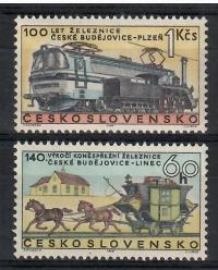 Czechosłowacja 1968 Mi 1806-1807 Czyste **