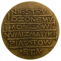 K919 - Medal - Zygmunt Zakrzewski - Niestrudzonemu Badaczowi Numizmatyki