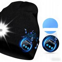 CZAPKA z wbudowanymi słuchawkami bluetooth, do biegania, słuchania na zimę