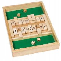 Gra planszowa dla dzieci - zamknij pudełko , cyferkowe zgadywanki nauka lic