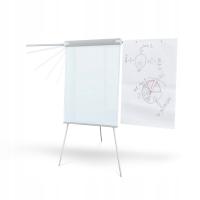 Flipchart na nóżkach z ramionami suchościeralny na trójnogu MEMOBE
