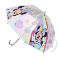 Disney Minnie Fun Days dziecięcy przezroczysty parasol Ø71 cm