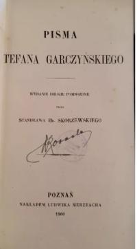 Сочинения Стефана Гарчинского 1860 г.