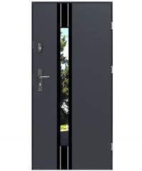 ПОЛЬСКИЕ НАРУЖНЫЕ ДВЕРИ FUTURE 1 BLACK 90 P STOLDREW