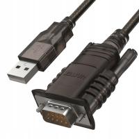 Przejściówka Unitek USB 2.0 na RS-232 czarna 1,5 m