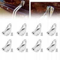 Wieszak hak z blokadą odbijacza stal nierdzewna komplet 8 sztuki